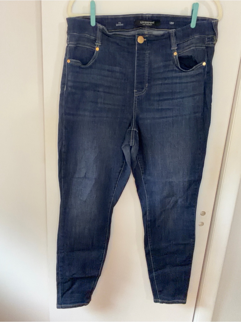 Liverpool Women's Skinny Jeans - Dark Indigo 18W